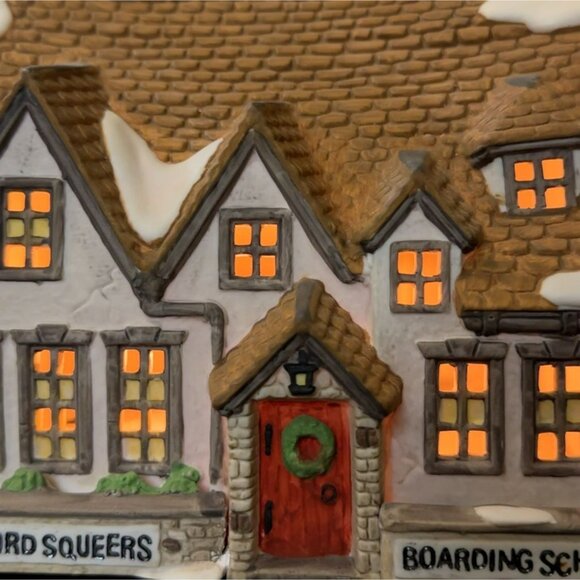 Dept 56 Wackford Squeers Boarding School Dickens Village Building (No Box) - 198 - Picture 3 of 11